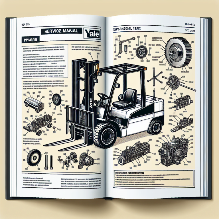"Illustrated Diagrams in Yale Lift Truck Manual" - Yale Lift Truck
